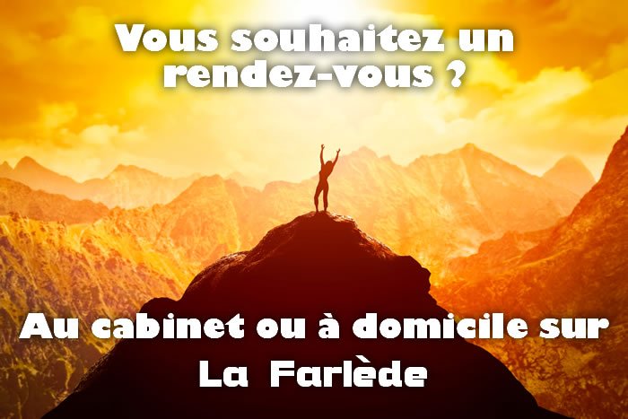 Prendre rendez-vous pour une sance d'Hypnose  La Farlde